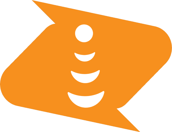 Orange Boost Mobile Logo With Signal Bars