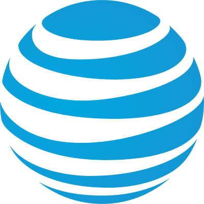 Blue AT&T Prepaid Logo Of Waves